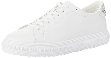MICHAEL KORS Damen Grove LACE UP Sneaker, Optic White, 41 EU im Sale